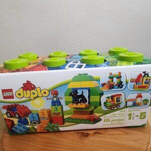 LEGO Duplo All-in-One-Box-of-Fun 10572 65 Pcs Brick Box Preschool 1.5-5 New